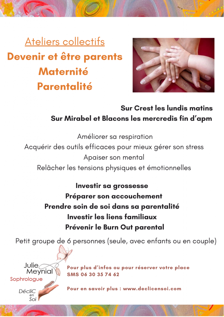 Ateliers collectifs MATERNIE PARENTALIE