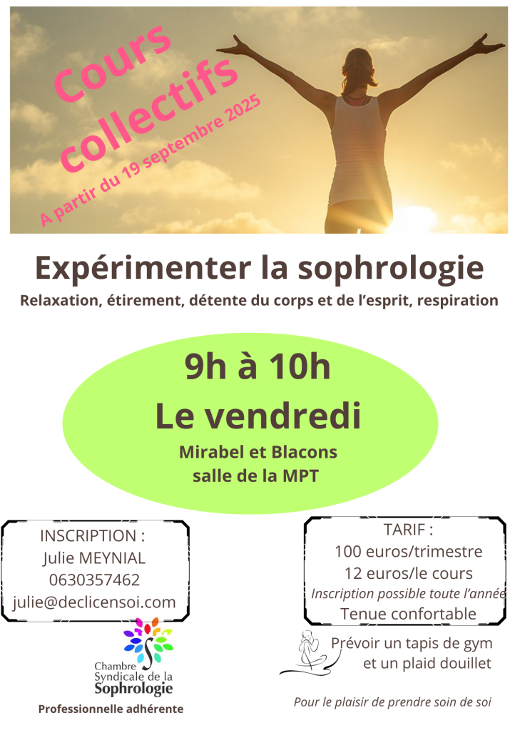 Flyer A5 Cours de Yoga Carré Marron et Blanc (9)